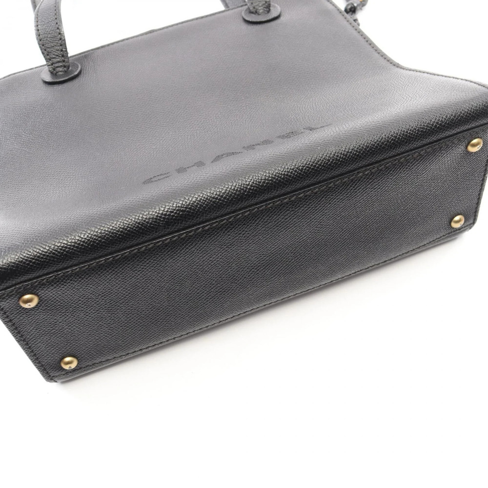 CHANEL Black Caviar Leather Tote Bag - Picture 10 of 13